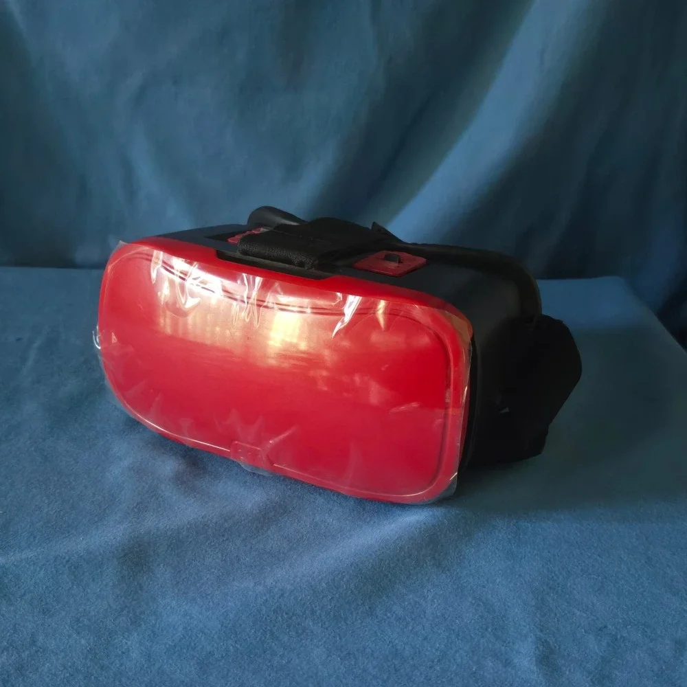 Onn Virtual Reality Smartphone Headset Red Black ONA17VR004 Fit up to 6in screen